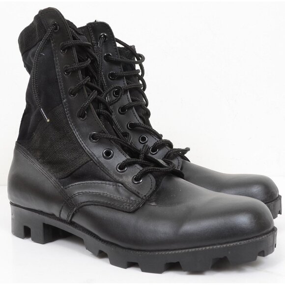 New Jungle Combat Boots Men's 12R Tactical Lace Up Military Work Boots  Vegan - Picture 1 of 16